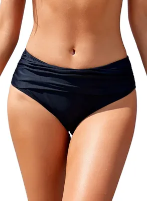 Zdjęcie produktu dla Majtki kąpielowe damskie – wysoki stan, modelujące brzuch