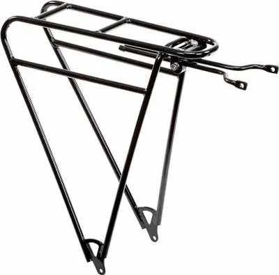 Immagine prodotto di Portapacchi per biciclette - Portapacchi posteriore in alluminio nero - Pelago