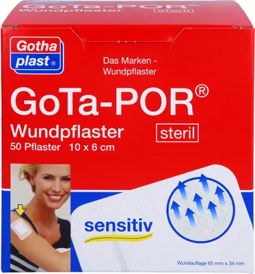 Produktbild von GoTa-POR Wundpflaster steril 100mmx60mm, 50 St PFL