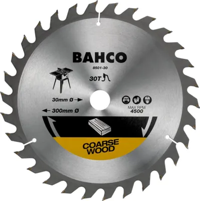 Produktbild von Bahco Kreissägeblatt, 300 mm, 40 Zähne für Holz