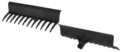 Productafbeelding van MM Eurotool Boxenkrabber dubbelzijdig zwart 40 cm voor stal en paardenbox