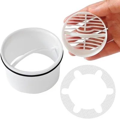 Immagine prodotto di Filtro per doccia, filtro per capelli, acciaio inossidabile, pratico, universale