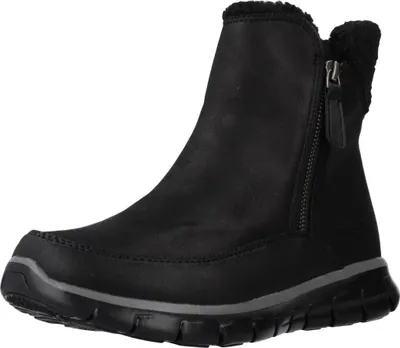 A black boot on a white background.