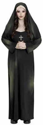 Immagine prodotto di Costume da suora da adulto, ideale per Halloween, taglia unica