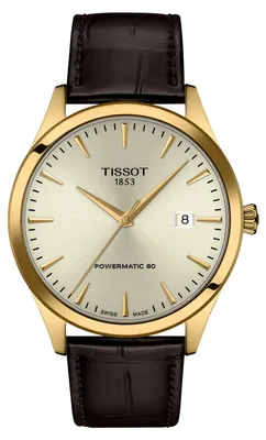 Produktbild von Tissot Herren Armbanduhr T158.407.36.261.00 Classic Dream 40 mm Powermatic 80 mit Lederband