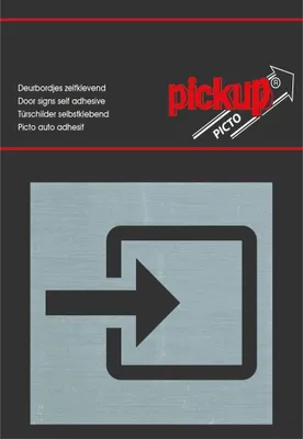 Produktbild von Pickup Route Alu Picto 80x80 mm Ingang