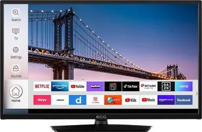 Image de ECG 32FSL231, 81,3 cm (32"), 1920 x 1080 px, Full HD, LED, Wi-Fi, Noir