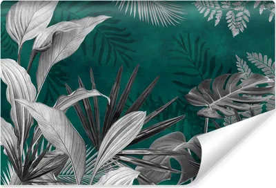 Produktbild von Muralo Vlies Fototapete für Esszimmer BLÄTTER tropische Pflanzen Natur Br. 368cm x Hö. 254cm