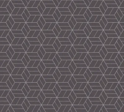 Produktbild von Livingwalls 3D Tapete Metropolitan Stories geometrische Tapete Lizzy London Vliestapete mit Glitzereffekt schwarz silber 10,05 m x 0,53 m