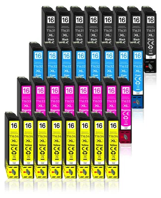 Produktbild von 32er Pack Druckerpatronen 16 16XL kompatibel mit Epson WF-2650