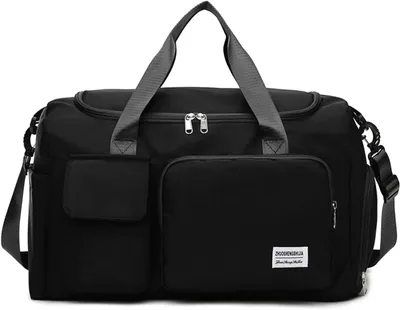 Productafbeelding van Sporttas met schoenvak, 42 liter, waterdicht, 48x28x26 cm, geschikt voor reizen en sport