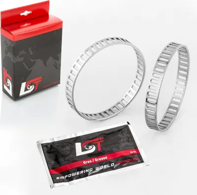 Produktbild von 2X Abs Ring Sensorring Vorderachse Beidseitig 45 Zähne Für Audi A8
