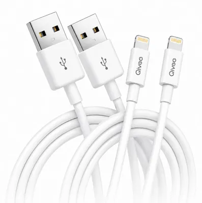 Produktbild von 2x iPhone Schnell Ladekabel Pro Max 1m USB für Apple iPhone iPad Kopfhörer