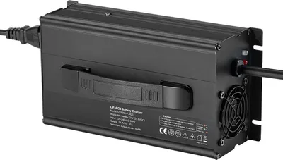Immagine prodotto di Caricabatteria al litio 24 V 20 A Caricabatteria intelligente LiFePO4 29,2 V CA-CC per camper