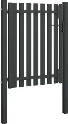 Immagine prodotto di Cancello per Recinzione da Giardino in Acciaio 100x125 cm Antracite