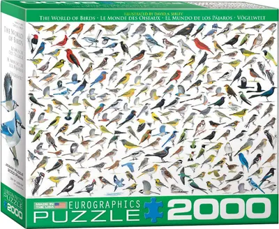 Image de Le monde des oiseaux - 2000 pièces de puzzle au format 67,6x96,8 cm