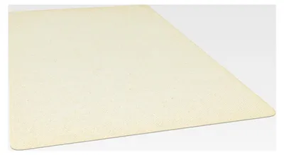 Produktbild von Berber Teppich aus 100% Schurwolle, Creme, 50x80 cm, Wollteppich für Wohnzimmer und Schlafzimmer, wärmeisolierend