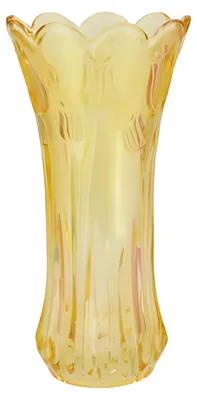 Produktbild von Blumenvase Delight - Blumenstrausvase - Glas - gelb - 13 x 25 cm