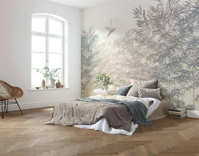 Produktbild von Komar Vlies Fototapete - Bamboo Paradise - Größe: 300 x 250 cm (Breite x Höhe) - 6 Bahnen