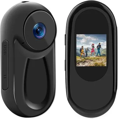 Obrázek produktu pro Mini akční kamera s pamětí 32 GB, širokoúhlým objektivem 120°, rozlišením 1080p a baterií 350 mAh