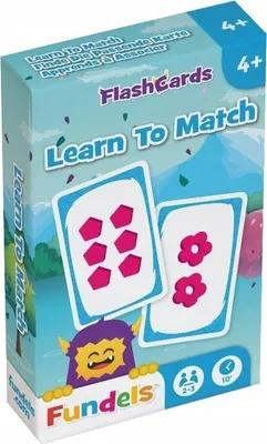 Produktbild von Cartamundi Learn to Match Lernspiel zum Zuordnen von Farben, Formen und Zahlen