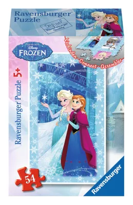Produktbild von Disney Frozen Mini Puzzle von Ravensburger 54 Teile in zufälliger Auswahl - Lierferumfang 1 Stück/ Puzzle