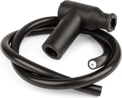 Produktbild von Motoforce Racing Schwarzes Zündkabel mit Zündkerzenstecker