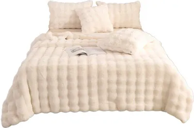 Produktbild von Plüsch Kuscheldecke Warme für Couch Bett Sofa 100 x L160CM