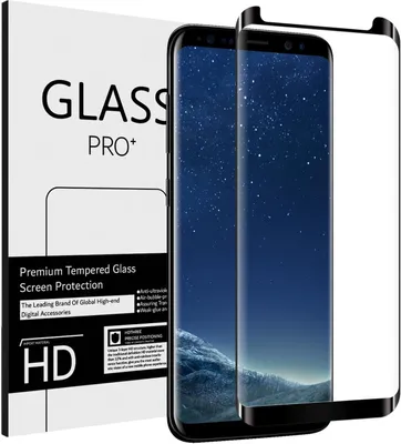 Produktbild von Full Screen Panzerglas für Samsung Galaxy S8 Schutzfolie Glas Folie Vollbild Panzerfolie