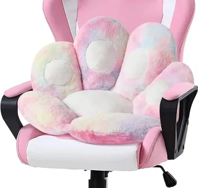 Obrázok produktu pre Omgoods – Mäkká podložka pre mačky – Pohodlná podložka na stoličku – 70x70 cm – Podložka na podlahu – Teplá a šetrná k pokožke