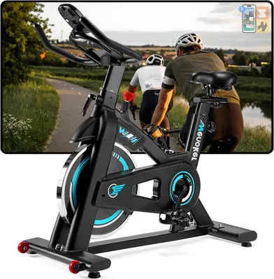 Immagine prodotto di Cyclette - Bicicletta da fitness - Cyclette fissa - Bicicletta da  - Cyclette cardio - Telaio robusto in alluminio e acciaio
