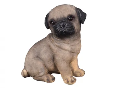 Obrázok produktu pre Nohel Záhradný pes Mops sediaci 16x11x18cm