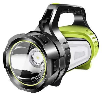 Image de Lampe LED rechargeable Verk 08343 avec batterie externe de 4500mAh, couleur verte