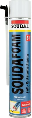Obrázok produktu pre Soudal prémiová montážna pena, ohňovzdorná, 750 ml