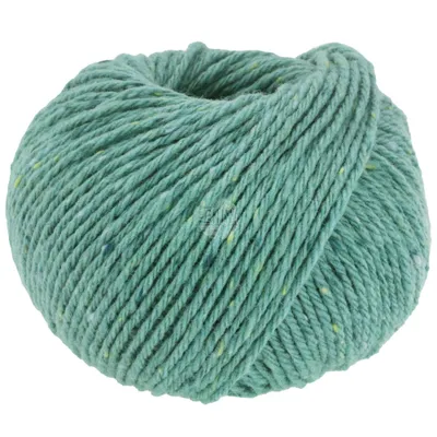 Produktbild von Lana Grossa Country Tweed 50 g (Schurwolle Merino), Farbe:015 - Dunkeltürkis meliert