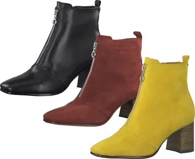 Produktbild von Tamaris Damen 1-25967-33 Stiefeletten Ankle Boots Leder, Größe:36 EU, Farbe:Rot