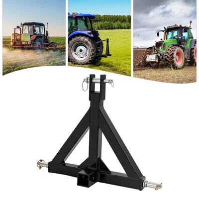 Produktbild von Traktor-Anhängerkupplung - 3-Punkt-Anhängevorrichtung - Zugstangenadapter - 5,08-cm-Aufnahme