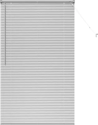 Zdjęcie produktu dla Żaluzje listwowe vidaXL, srebrne, 175 x 105 cm, aluminium