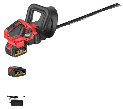 Produktbild von Heckenschneider, kabelloser Betrieb, Hochgeschwindigkeitsmotor, Rote 1 Batterie