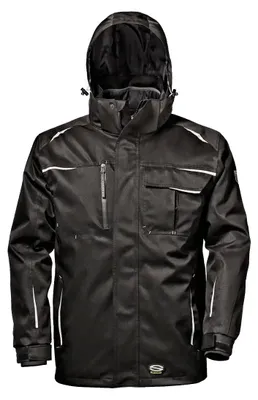 Produktbild von Sir Safety Trial 3-in-1 Arbeitsjacke wasserdicht mit Reflexdetails schwarz, XXL, BLACK