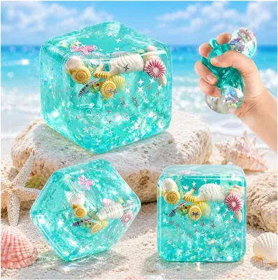 Productafbeelding van Squishy anti-stress-dobbelstenen stressbal - Set van 3 - Volwassenen