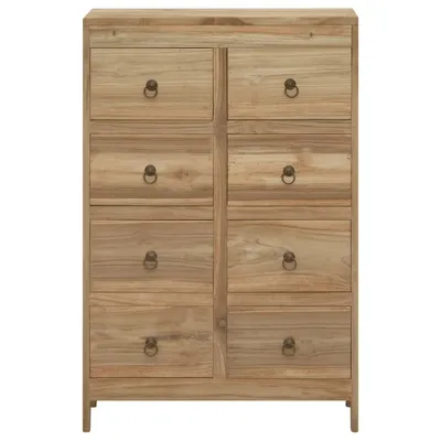 Produktbild von vidaXL Kommode 55x30x90 cm Massivholz Teak