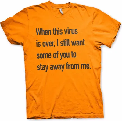 Produktbild von Stay Away From Me T-Shirt - Large - Orange