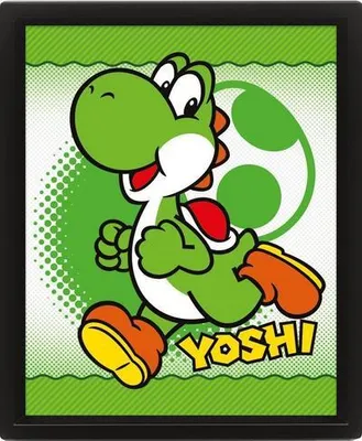 Produktbild von Super Mario (Mario Yoshi Flip) - Framed