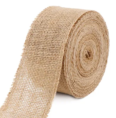 Productafbeelding van Elzusha - Jute Cadeaulint 10m x 6cm voor Decoratie en DIY Projecten