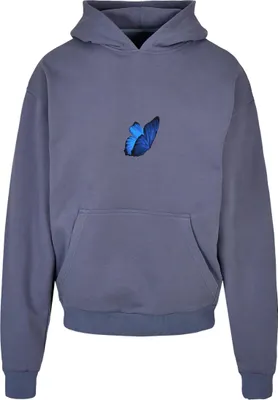 Produktbild von Urban Classics Herren-Kapuzenpullover mit Kapuze Eoco grau blau L