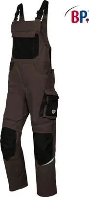 Produktbild von BP® Latzhose - braun/schwarz - 62n