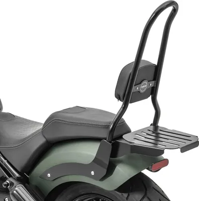 Image de Sissy Bar XL3 pour Indian Chief Bobber Dark Horse 21-25 avec porte-bagages