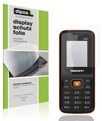 Produktbild von 4x Schutzfolie für Karbonn KX5 matt Displayschutzfolie Folie Display Schutz dipos