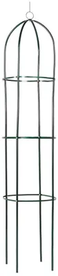 Obrázek produktu pro Zelená kovová zahradní pergola s obeliskem, 36x36x194 cm